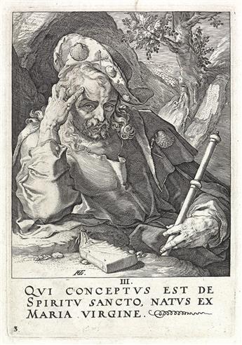 HENDRICK GOLTZIUS Christ, the Twelve Apostles and Saint Paul.